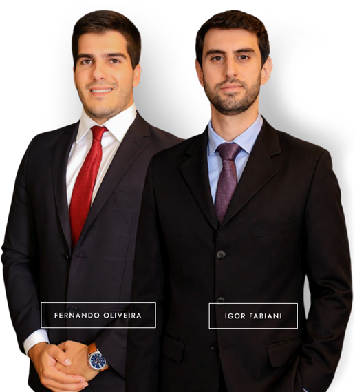 Fernando Oliveira e Igor Fabiani, sócios fundadores do escritório